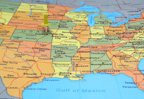 USA map